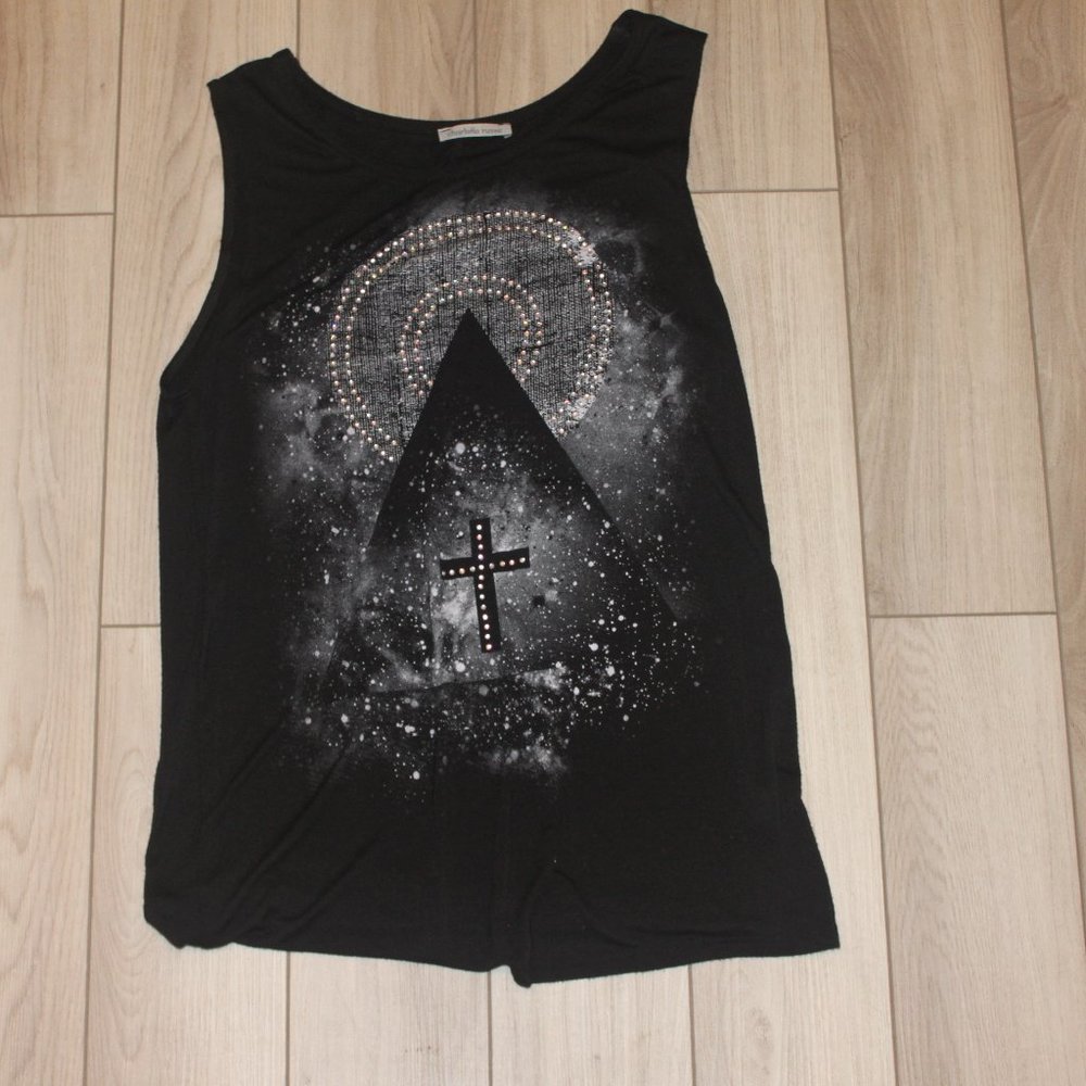 Black Tank  - Sparkle w/Edgy Vibe